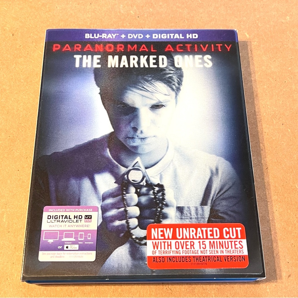 BLU-RAY + DVD Movie - Paranormal Activity: The Marked Ones - New Unrated Cut